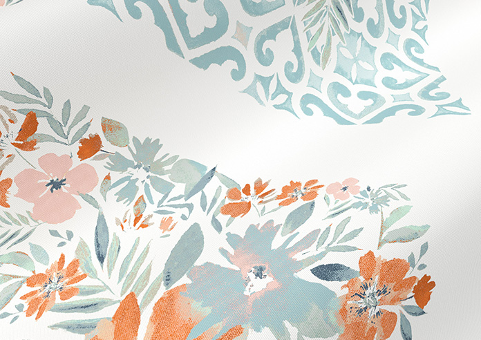 Bibury, Carrot Orange - Twist&Fit Roller Blind - Image 4